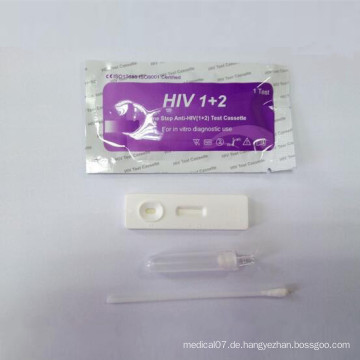 Speichel Probe HIV 1/2 Home Schnell Test Kit / Karte / Streifen